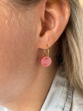 Afbeelding in Gallery-weergave laden, MYKK Jewelry | Oorbellen RVS - Rond zoet roze goud