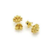 Afbeelding in Gallery-weergave laden, Zeeuwse knop oorbellen - Goldplated zilveren oorstekers MYKK Jewelry