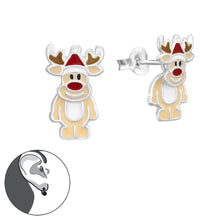 Afbeelding in Gallery-weergave laden, MYKK Jewelry | Kinder sieraden Zilveren kinderoorbellen - Rendieren