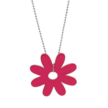 Afbeelding in Gallery-weergave laden, Lange ketting - Bloem fuchsia MYKK Jewelry
