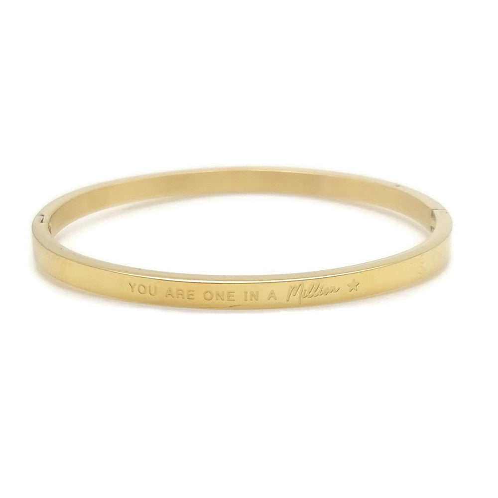 RVS armband - Bangle million goud MYKK Jewelry