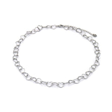 Afbeelding in Gallery-weergave laden, RVS Ketting - Hartjes zilver | MYKK Jewelry
