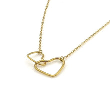 Afbeelding in Gallery-weergave laden, RVS Ketting - Hart in hart goud MYKK Jewelry
