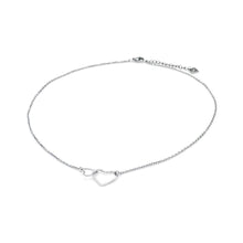 Afbeelding in Gallery-weergave laden, RVS Ketting - Hart in hart zilver MYKK Jewelry
