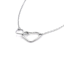 Afbeelding in Gallery-weergave laden, RVS Ketting - Hart in hart zilver MYKK Jewelry
