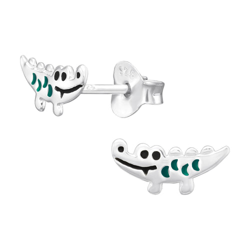 Zilveren kinderoorbellen - Krokodillen | MYKK Jewelry