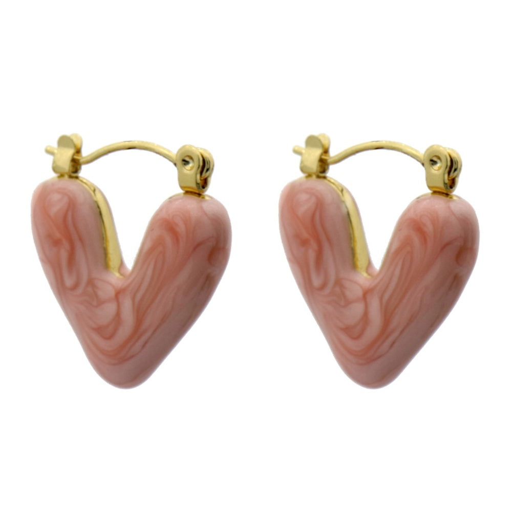 Malinsi Oorbellen Dames Hybrid Hart - Rose Goud 12mm Compleet RVS - Sieraden Oorringen Vrouw - Oorstekers meisje Malinsi Oorbellen Dames Hybrid Hart - Rose Goud 12mm Compleet RVS - Sieraden Oorringen Vrouw - Oorstekers meisje