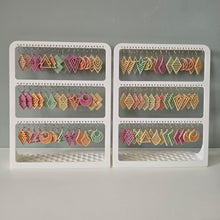 Afbeelding in Gallery-weergave laden, Pastel 3d geprinte oorbellen
