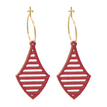 Afbeelding in Gallery-weergave laden, Oorbellen paars/goud model 7 | MYKK Jewelry
