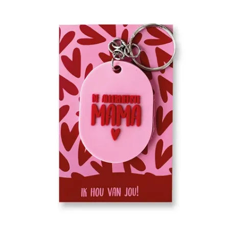 Sleutelhanger met kaart - Mama | MYKK Jewelry