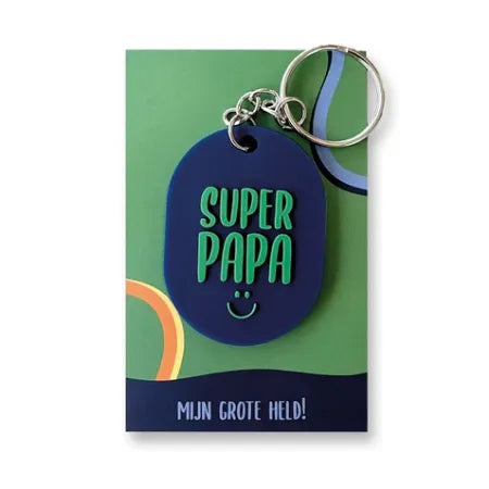 Sleutelhanger met kaart - Papa | MYKK Jewelry