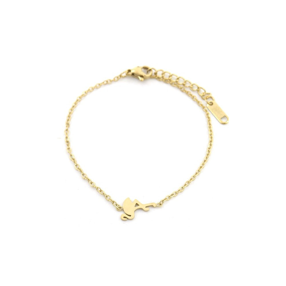 MYKK Jewelry | RVS armband - Flamingo goud