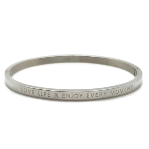 MYKK Jewelry | RVS armband - Bangle moment zilver