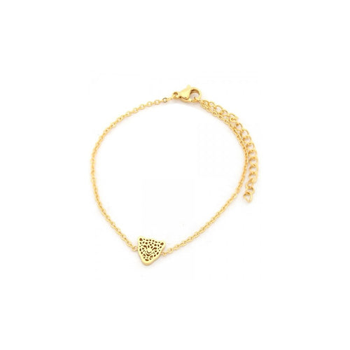 MYKK Jewelry | RVS armband - Luipaard goud