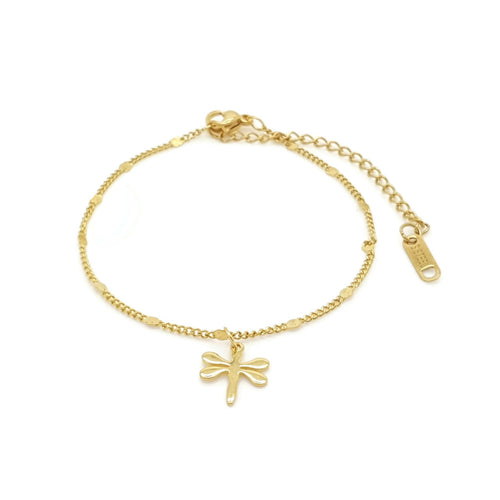 RVS armband - Libelle goud MYKK Jewelry
