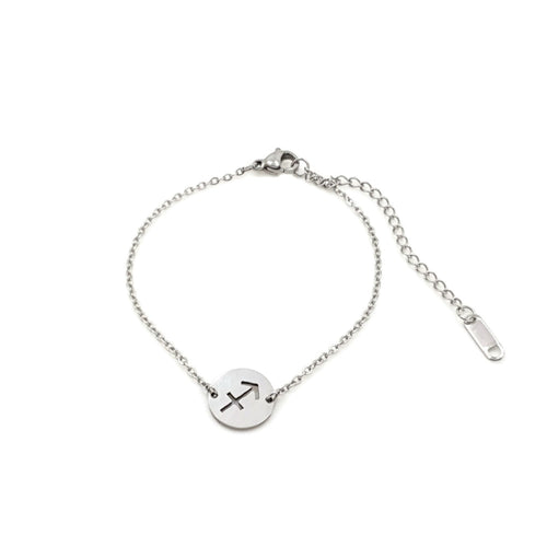 MYKK Jewelry | RVS Armband - Sterrenbeeld boogschutter zilver