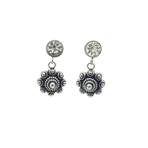 MYKK Jewelry | RVS Zeeuwse knop sieraden oorbellen - Transparant