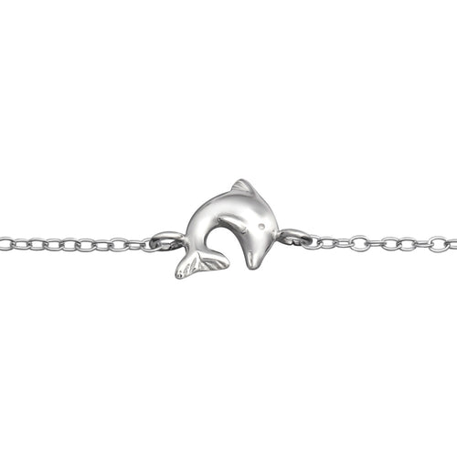 MYKK Jewelry | Kinder sieraden Zilveren kinderarmband - Dolfijn