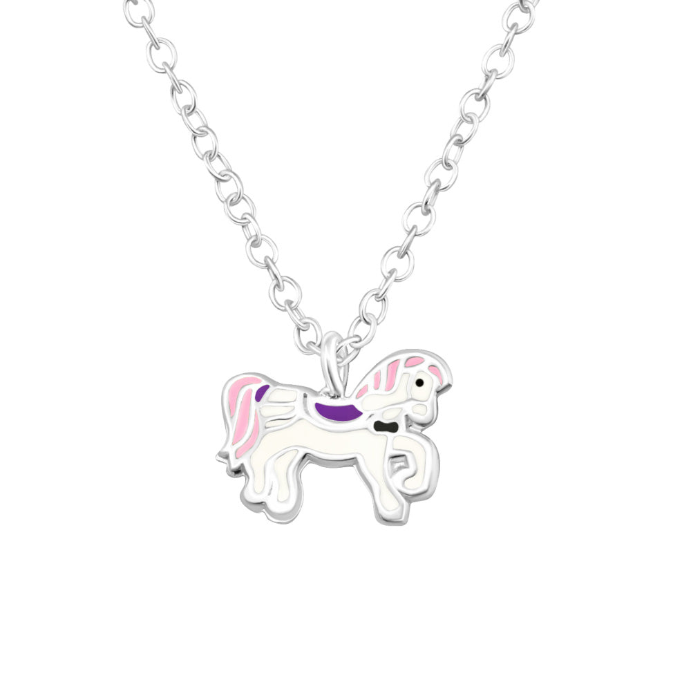 MYKK Jewelry | Kinder sieraden Zilveren kinderketting - Pony