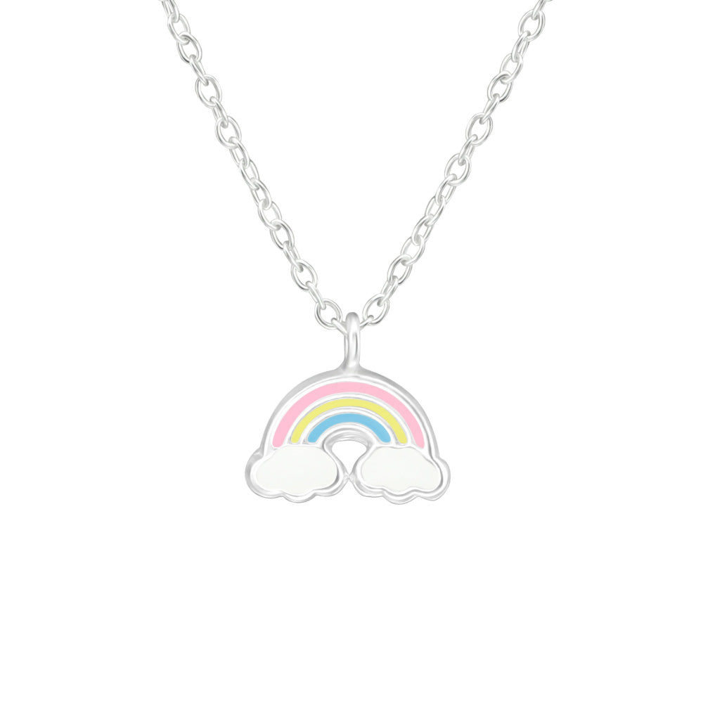 Zilveren kinderketting - Regenboog MYKK Jewelry