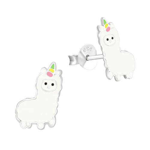 MYKK Jewelry | Kinder sieraden Zilveren kinderoorbellen - Alpaca feestmuts