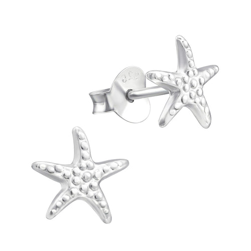 MYKK Jewelry | Kinder sieraden Zilveren kinderoorbellen - Zeester zilver