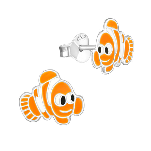 MYKK Jewelry | Kinder sieraden Zilveren kinderoorbellen - Clownvis