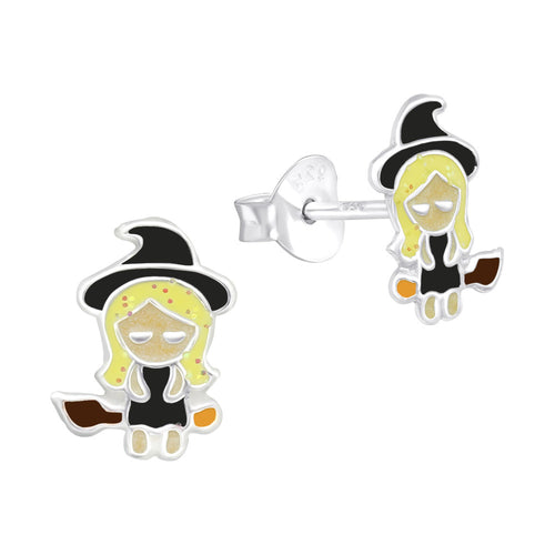 MYKK Jewelry | Kinder sieraden Zilveren kinderoorbellen - Heks