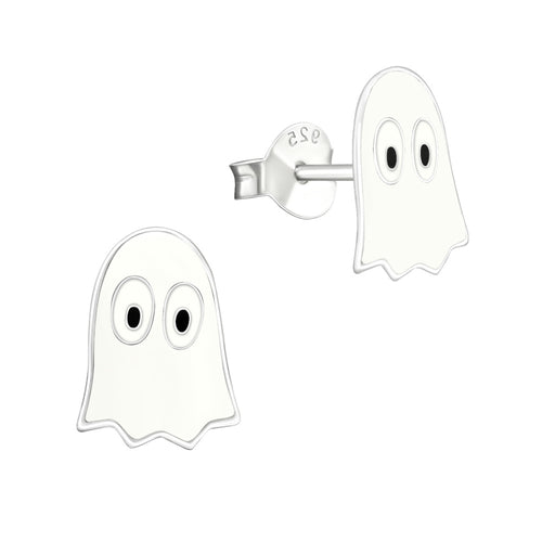 MYKK Jewelry | Kinder sieraden Zilveren kinderoorbellen - Spookje