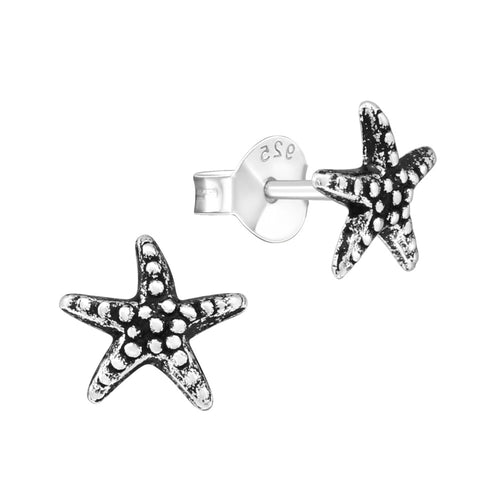 Zilveren kinderoorbellen - Zeester MYKK Jewelry
