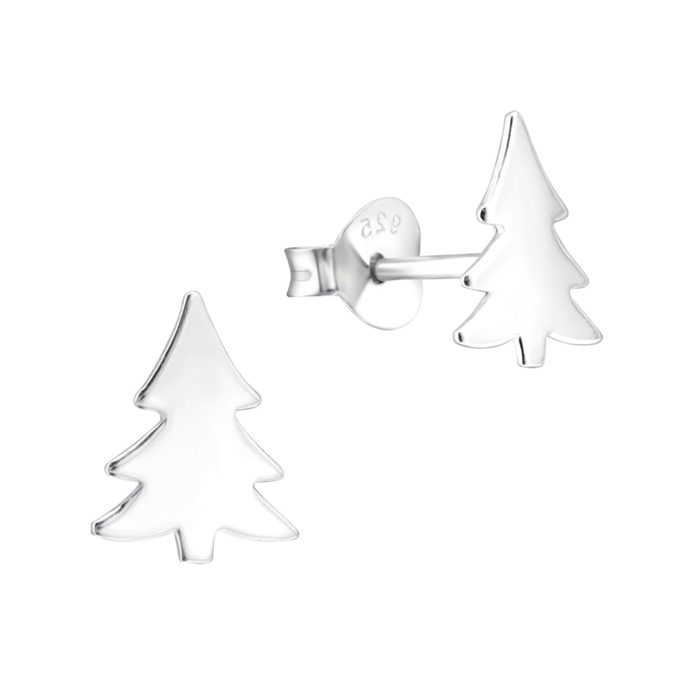 MYKK Jewelry | Kinder sieraden Zilveren kinderoorbellen - Kerstboom