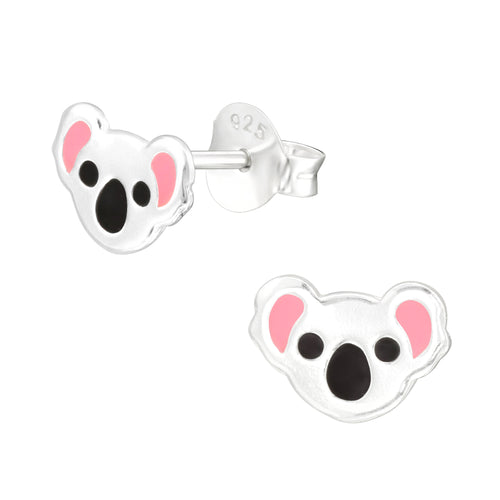 Zilveren kinderoorbellen - Koala's | MYKK Jewelry