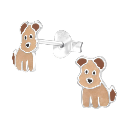Zilveren kinderoorbellen - Hond | MYKK Jewelry