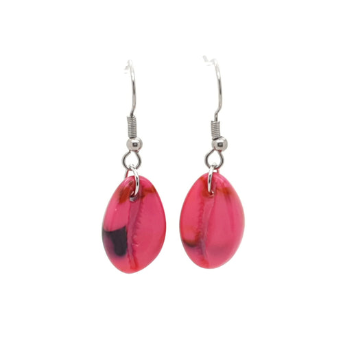 MYKK Jewelry | RVS oorbellen - Kauri roze