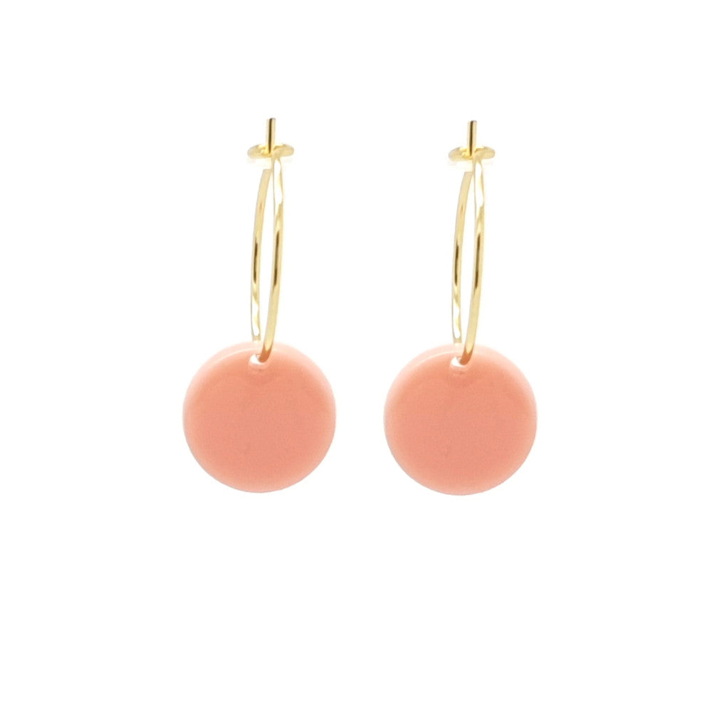 Oorbellen RVS - Vintage roze goud | MYKK Jewelry