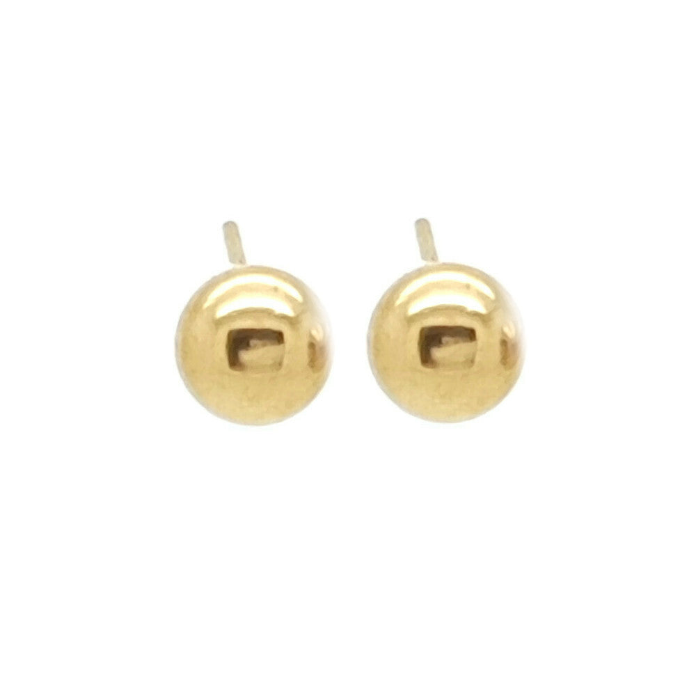 MYKK Jewelry | RVS oorbellen - Bolletje goud 5 mm