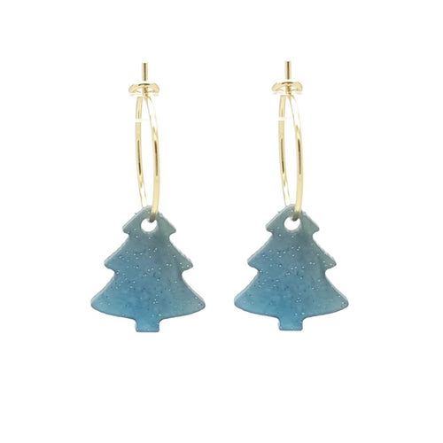 RVS - Kerstboom blauw grijs goud MYKK Jewelry