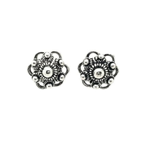 MYKK Jewelry | Sieraden Zeeuwse knop oorbellen - Steker opengewerkt