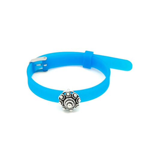 MYKK Jewelry | Zeeuwse knop armband - Kinderarmband lichtblauw