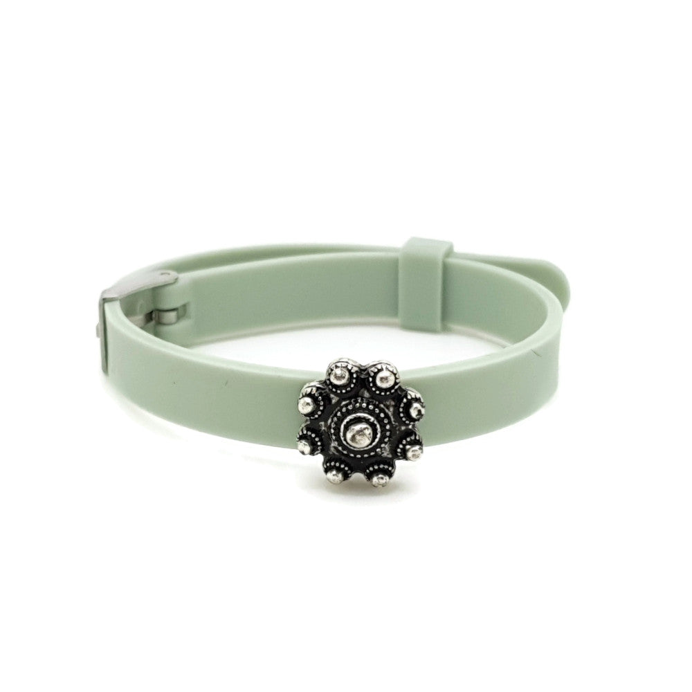 Zeeuwse knop armband - Kinderarmband pastel groen | MYKK Jewelry