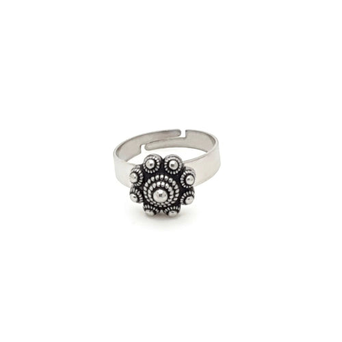 RVS Zeeuwse knop ring - Verstelbaar MYKK Jewelry