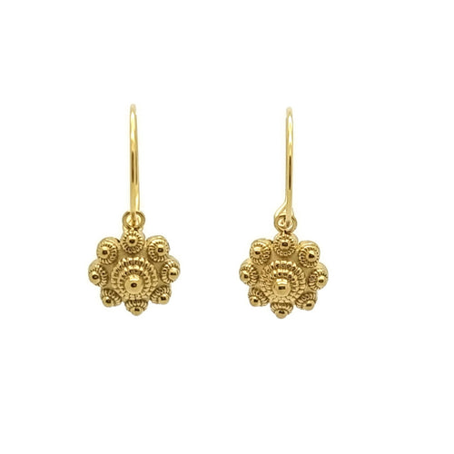 RVS Zeeuwse knop oorbellen goud - Creolen | MYKK Jewelry