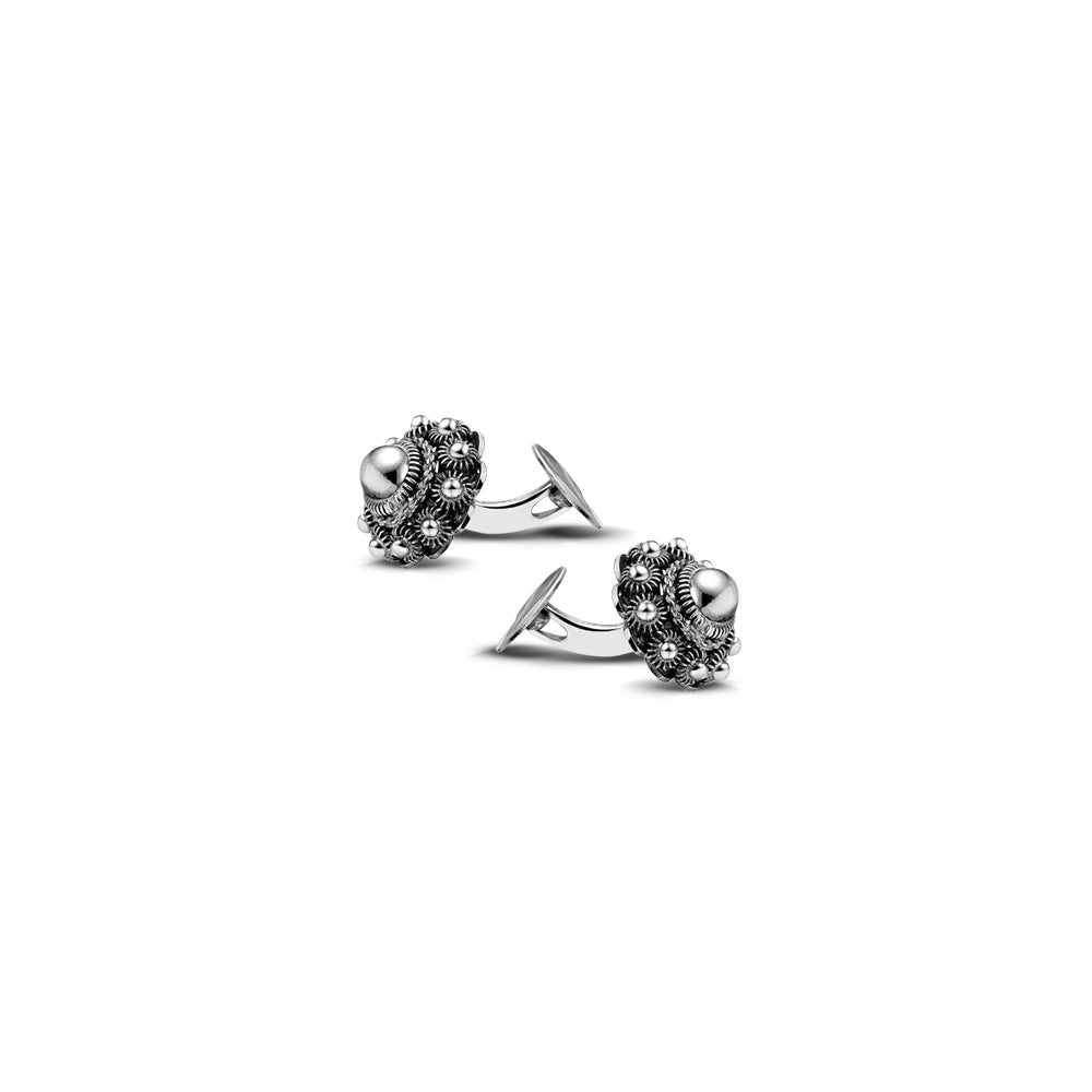 Zeeuwse knop manchetknopen - Zilveren Zeeuwse knop | MYKK Jewelry